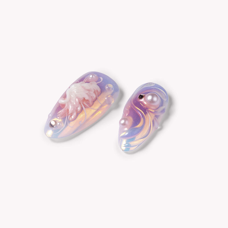 Swan Ballet Handmade Press On Nails
