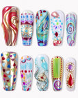 Carnival Code Handmade Press On Nails