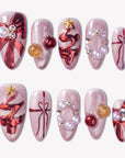Enchanted Noel Handmade Press On Nails