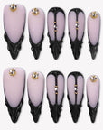Midnight Opera Handmade Press On Nails