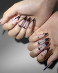Midnight Opera Handmade Press On Nails