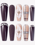 Winter Serenade Handmade Press On Nails