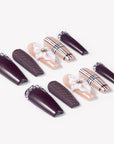 Winter Serenade Handmade Press On Nails