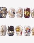 Baroque Treasures Handmade Press On Nails