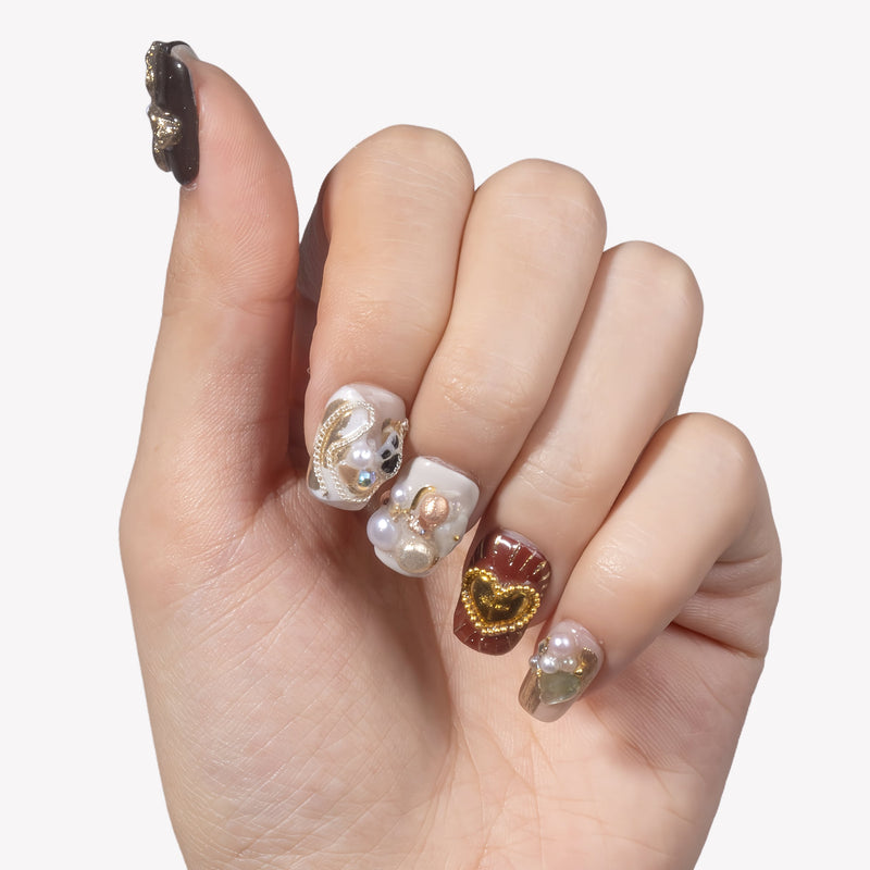 Baroque Treasures Handmade Press On Nails