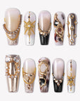 Celestial Relic Handmade Press On Nails