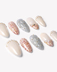 Pearl Radiance Handmade Press On Nails