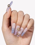 Plaid Symphony Handmade Press On Nails