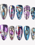 Pop Nouveau Handmade Press On Nails