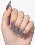 Amethyst Universe Handmade Press On Nails