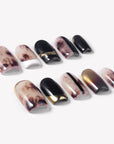 Black Bacchus Handmade Press On Nails