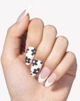 Chalk Floral Handmade Press On Nails