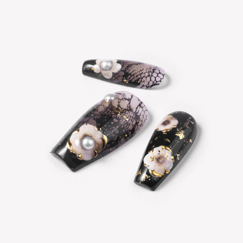 Gilded Garden Handmade Press On Nails