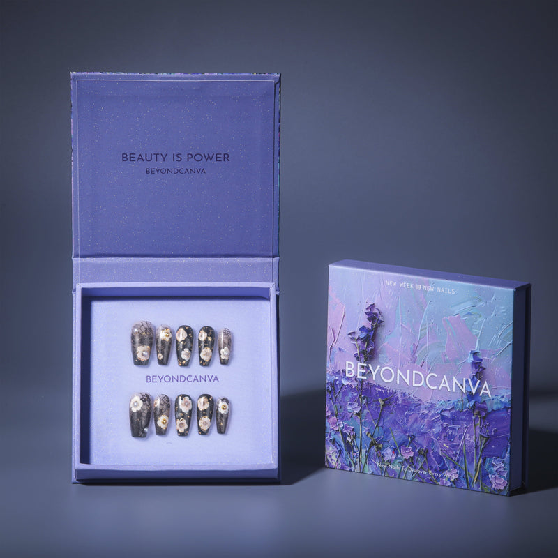 Gilded Garden Handmade Press On Nails
