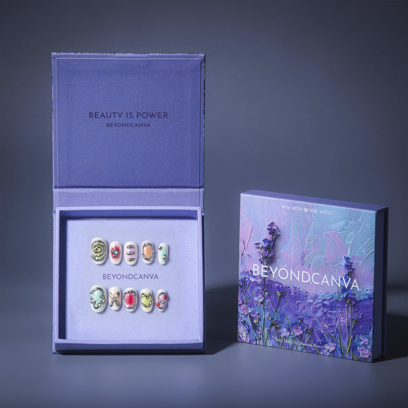 Candy Chrome Handmade Press On Nails