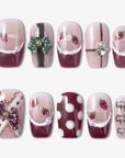 Berry Parfait Handmade Press On Nails