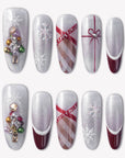 Holiday Soirée Handmade Press On Nails
