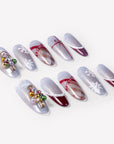 Holiday Soirée Handmade Press On Nails