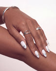 Ice Spark Handmade Press On Nails