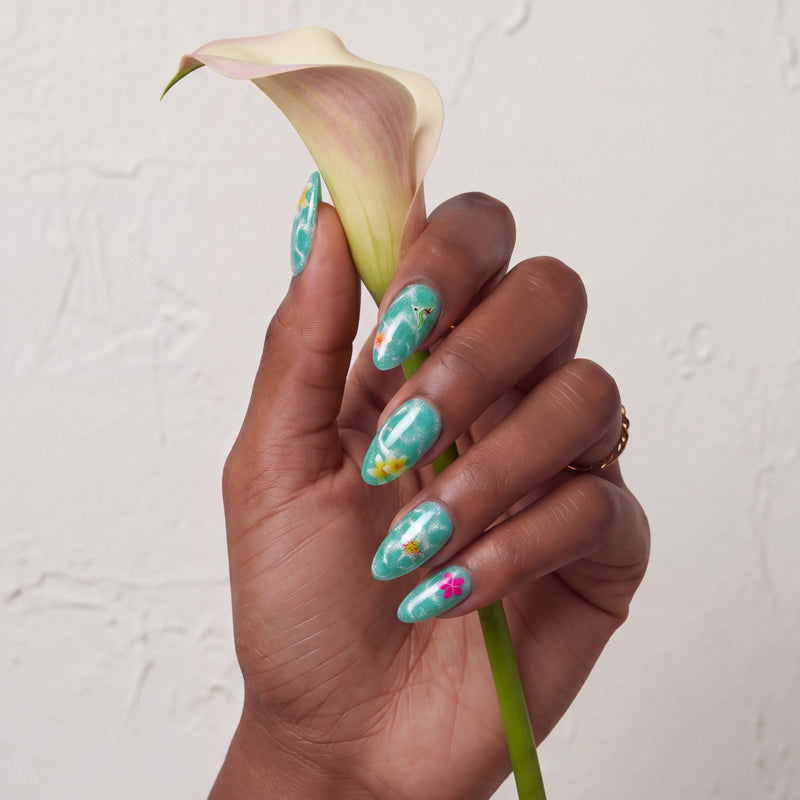 [Handcraft Trial] Island Lagoon Press On Nails