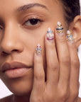 Jewel Band Handmade Press On Nails
