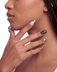 Obsidian Antique Handmade Press On Nails