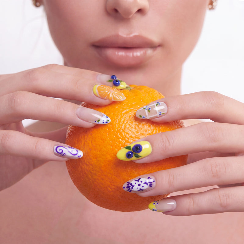 South Holiday Handmade Press On Nails