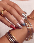 Liquid Mercury Handmade Press On Nails