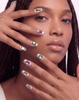 Chroma Solitaire Handmade Press On Nails