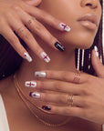 Blood Moon Cross Handmade Press On Nails