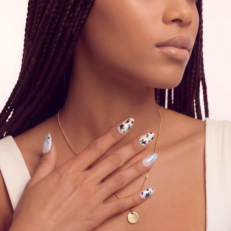 Retro Pastoral Handmade Press On Nails