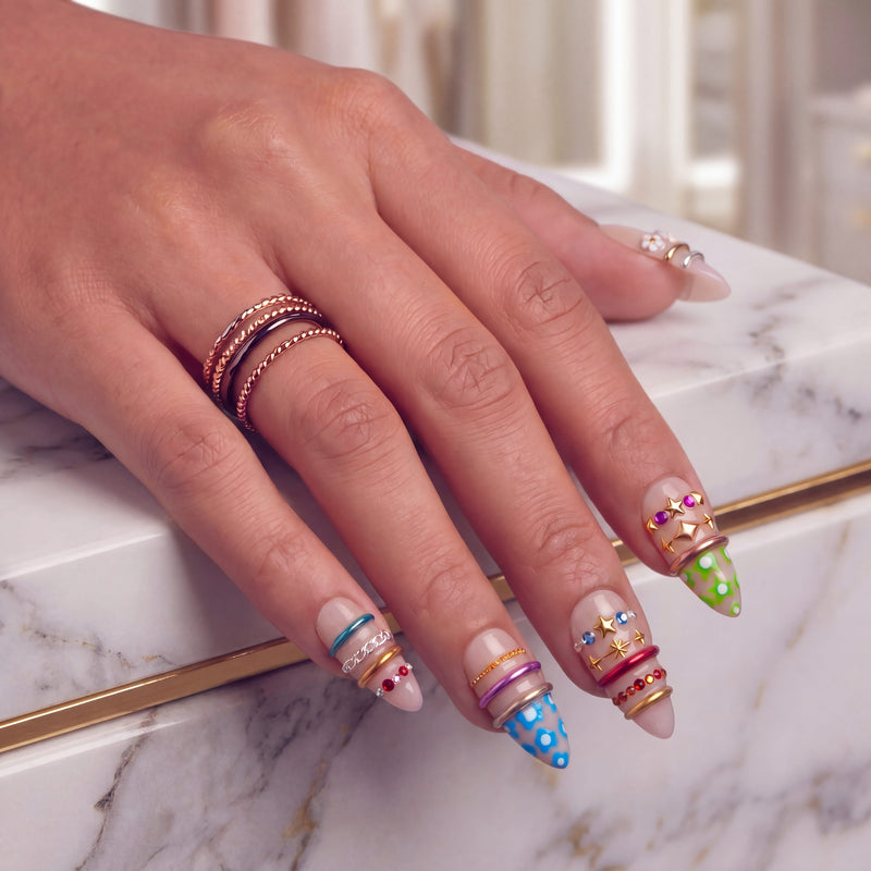 Sunset Gypsy Handmade Press On Nails