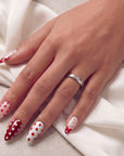 Scarlet Rhythm Handmade Press On Nails