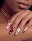 Scarlet Rhythm Handmade Press On Nails