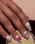 Stained Glass Handmade Press On Nails