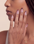 Jewel Sunset Handmade Press On Nails
