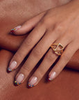 Jewel Sunset Handmade Press On Nails