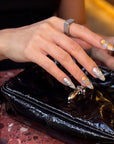 Solar Pulse Handmade Press On Nails