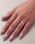 Pearl Cascade Handmade Press On Nails