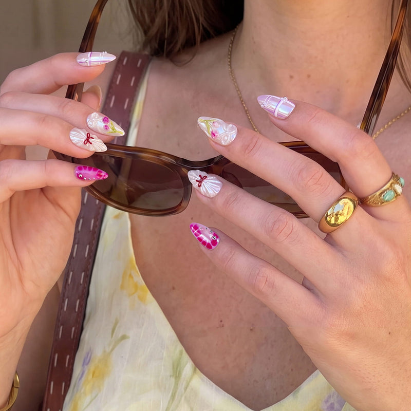 Sakura Whisper Handmade Press On Nails