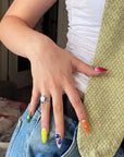 Fruit Platter Handmade Press On Nails