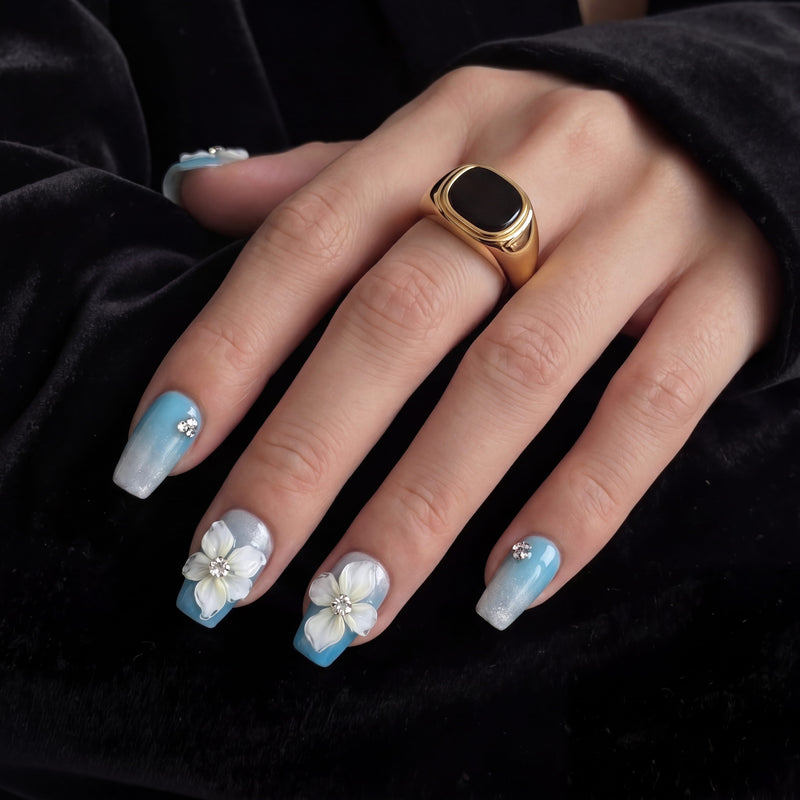 Phuket Breeze Handmade Press On Nails
