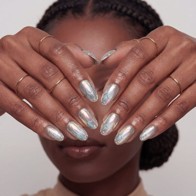 Prism Wing Handmade Press On Nails