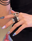 Moon Orchid Handmade Press On Nails