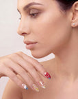 Sea Bloom Handmade Press On Nails