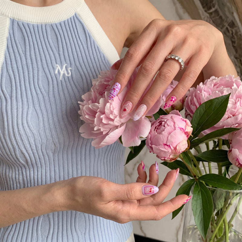 Candy Crush Handmade Press On Nails