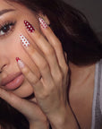 Scarlet Rhythm Handmade Press On Nails