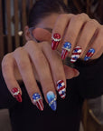 Liberty Glitz Handmade Press On Nails