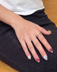 Jeweled Kaleidoscope Handmade Press On Nails