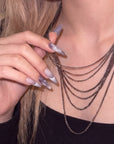 Himalayan Mist Handmade Press On Nails